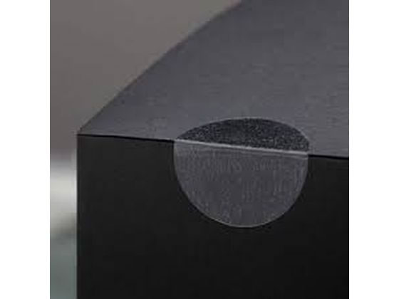 今村紙工 透明ラッピングシール 楕円 18×35mm 500枚 RS-C38 1巻(ご注文単位1巻)【直送品】