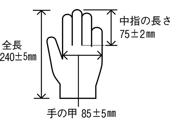ファーストレイト ニトリルグローブACE ホワイト S 200枚 FR-5121 1箱(ご注文単位1箱)【直送品】