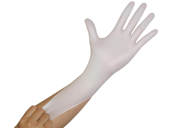 ファーストレイト ニトリルグローブACE ホワイト M 200枚 FR-5122 1個(ご注文単位1個)【直送品】