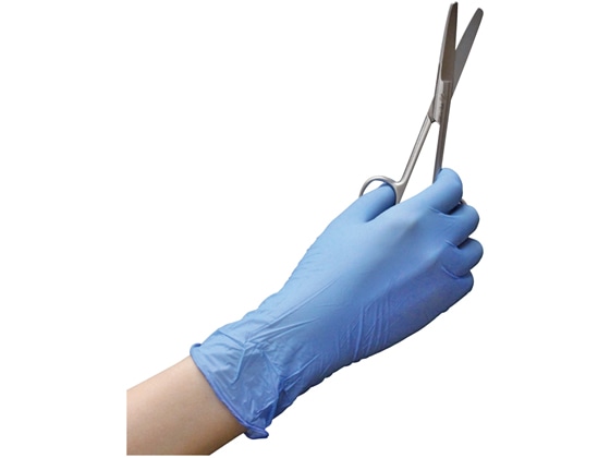 ファーストレイト プレミア・ニトリルPFグローブ ブルー M 100枚 FR-852 1個(ご注文単位1個)【直送品】