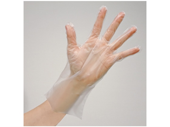 ファーストレイト 使いきりLDポリエチレン手袋(袋) M 100枚 FR-5827 1袋(ご注文単位1袋)【直送品】