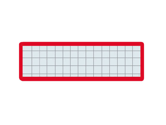 コクヨ マグネット見出し 赤 マク-402R 1枚(ご注文単位1枚)【直送品】