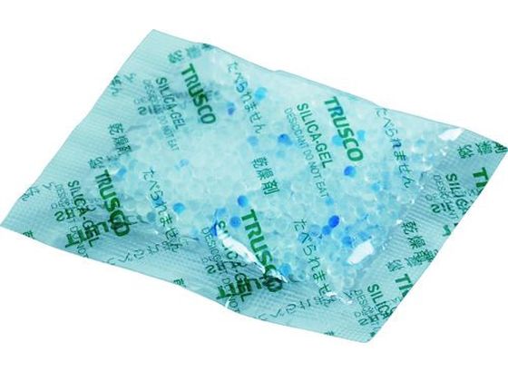 TRUSCO A型シリカゲル 10g 吸湿・使い捨て型 100個入 コバルト 1袋(ご注文単位1袋)【直送品】