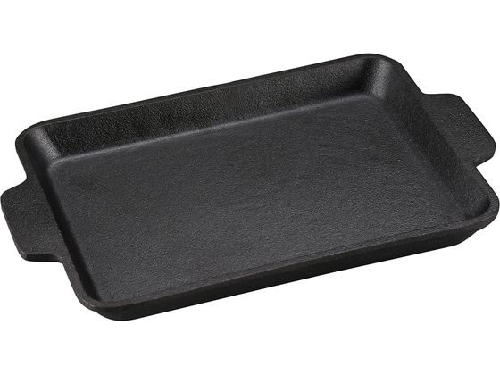 キャプテンスタッグ 鋳物 グリルプレート B5 1個(ご注文単位1個)【直送品】