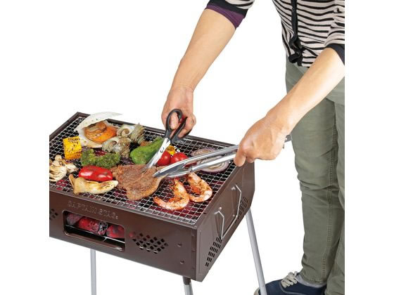 キャプテンスタッグ カーブ 万能キッチンバサミ ミニ 1個(ご注文単位1個)【直送品】