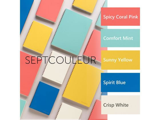 マルマン ノート セプトクルール A5 3mm 方眼罫 スピリット ブルー N76802 1冊(ご注文単位1冊)【直送品】