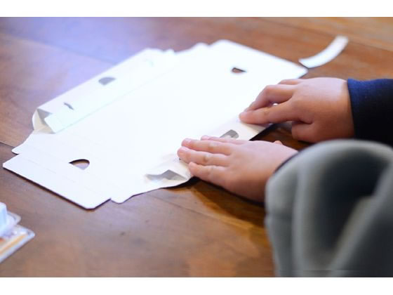 ナカバヤシ 紙製組み立てキャンバス 130×130mm 2枚セット ホワイト 1セット(ご注文単位1セット)【直送品】