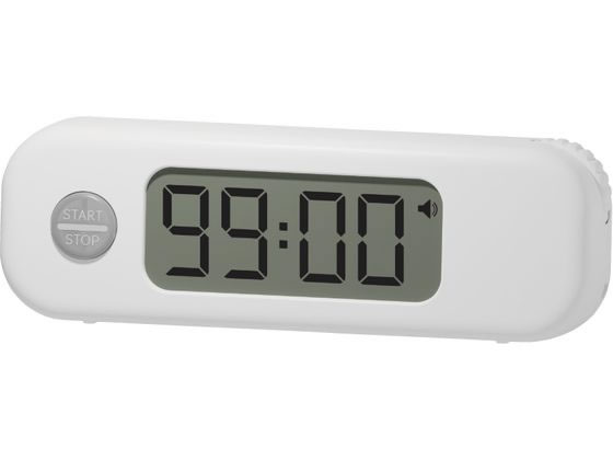 ソニック スティックル タイマー ダイヤル式 持ち運び 勉強用 ホワイト 1個(ご注文単位1個)【直送品】