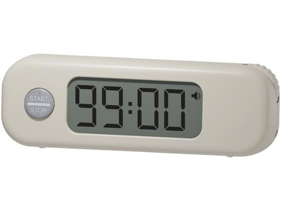 ソニック スティックル タイマー ダイヤル式 持ち運び 勉強用 ベージュ 1個(ご注文単位1個)【直送品】