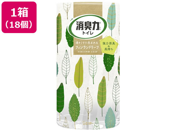 エステー トイレの消臭力 フィンランドリーフ 400mL 18個 1箱（ご注文単位1箱）【直送品】