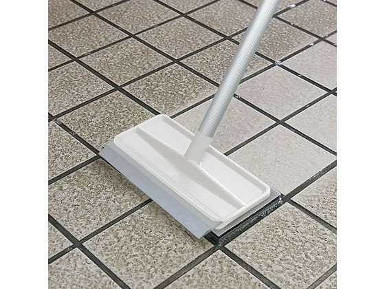 アズマ工業 玄関タイルブラシスポンジF水切り付 AZ297 1本（ご注文単位1本）【直送品】