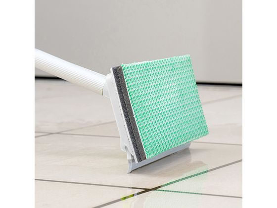 アズマ工業 玄関タイルブラシスポンジF水切り付 AZ297 1本（ご注文単位1本）【直送品】