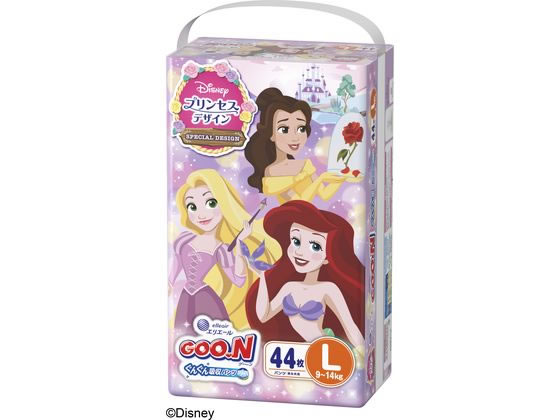 大王製紙 グーンぐんぐん吸収パンツ L 44枚 プリンセス 1パック（ご注文単位1パック）【直送品】