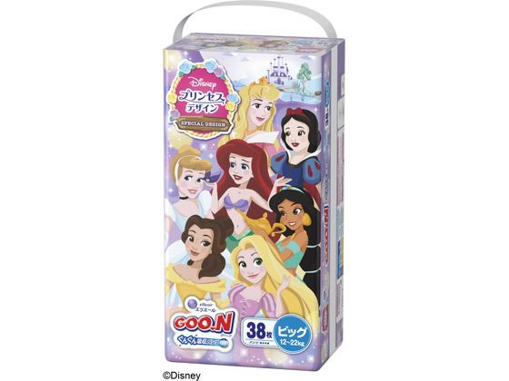 大王製紙 グーンぐんぐん吸収パンツ BIG 38枚 プリンセス 1パック（ご注文単位1パック）【直送品】