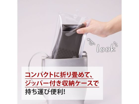 医食同源 Komatta 雨天シューズカバー ブラック M 1個(ご注文単位1個)【直送品】