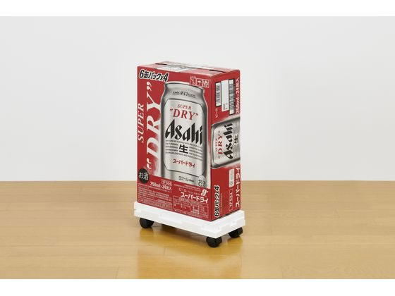 サンコープラスチック 連結できるラクゴロ 13 ホワイト 1台（ご注文単位1台）【直送品】