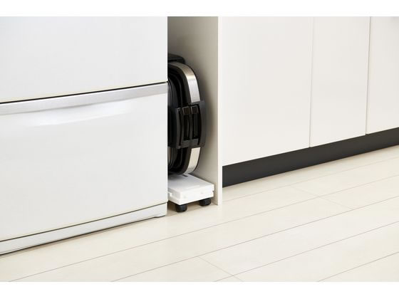 サンコープラスチック 連結できるラクゴロ 13 ホワイト 1台（ご注文単位1台）【直送品】