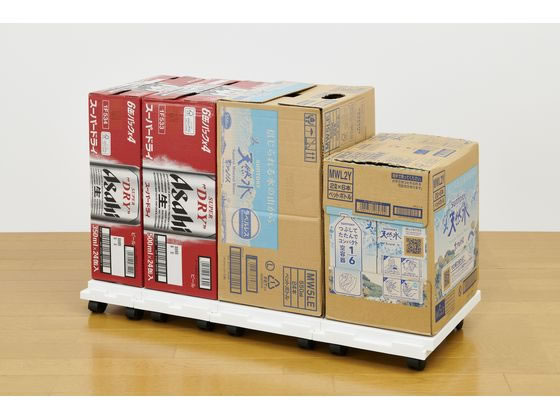 サンコープラスチック 連結できるラクゴロ 13 ホワイト 1台（ご注文単位1台）【直送品】