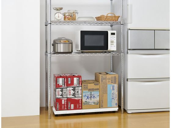 サンコープラスチック 連結できるラクゴロ 13 ホワイト 1台（ご注文単位1台）【直送品】