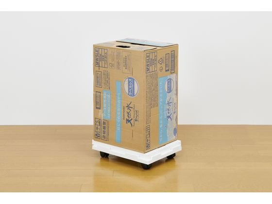 サンコープラスチック 連結できるラクゴロ 22 ホワイト 1台(ご注文単位1台)【直送品】