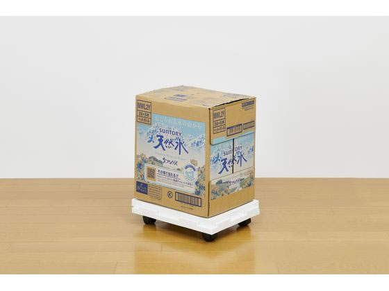 サンコープラスチック 連結できるラクゴロ 22 ホワイト 1台(ご注文単位1台)【直送品】