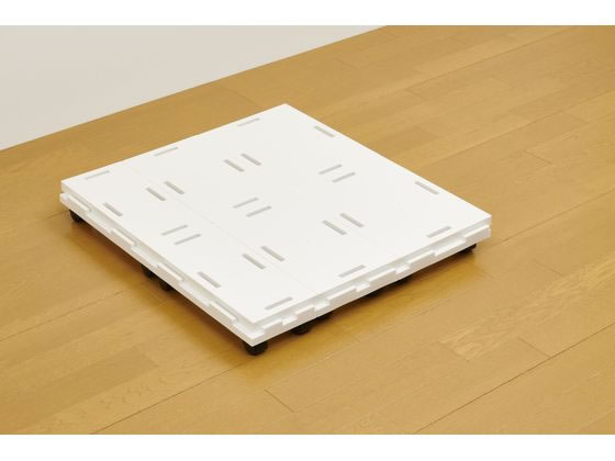 サンコープラスチック 連結できるラクゴロ 22 ホワイト 1台(ご注文単位1台)【直送品】