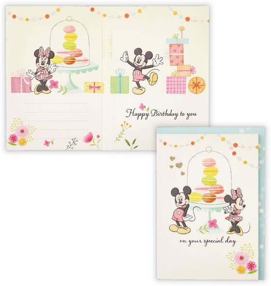 日本ホールマーク バースデーオルゴールカード ディズニーマカロンタワー2 1パック(ご注文単位1パック)【直送品】