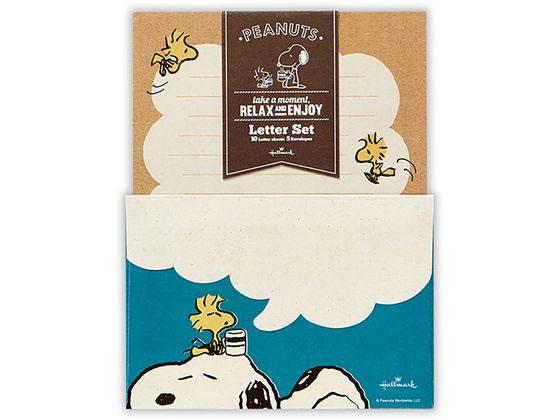 日本ホールマーク レターセット スヌーピー ブルーリラックス2 819323 1パック(ご注文単位1パック)【直送品】
