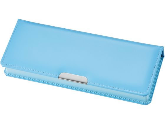 クツワ クラリーノスーパー軽量筆入 パステルブルー CX303LB 1個(ご注文単位1個)【直送品】