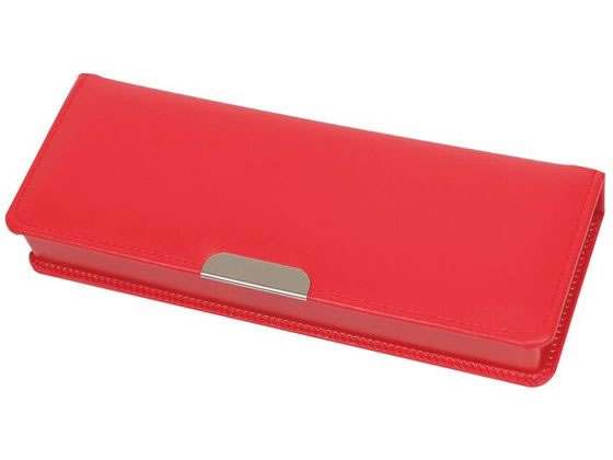 クツワ クラリーノスーパー軽量筆入 ニューレッド CX303NRD 1個(ご注文単位1個)【直送品】