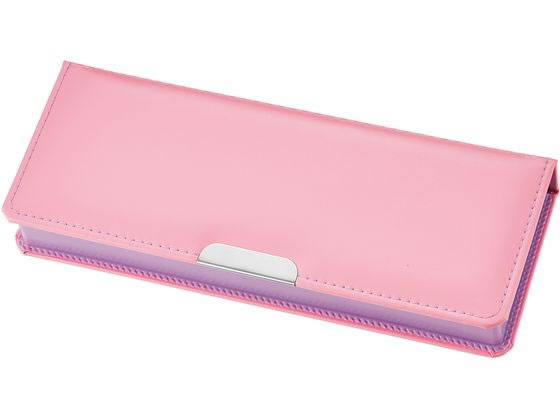 クツワ クラリーノスーパー軽量筆入 コーラルピンク CX303CP 1個(ご注文単位1個)【直送品】