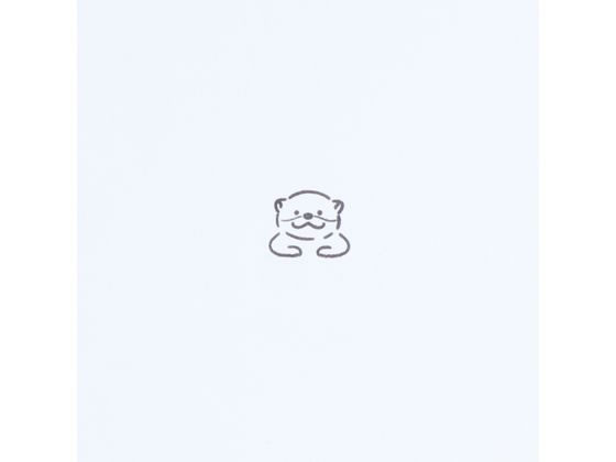 サンスター文具 ぴょっこりスタンプ カワウソ S3222926 1個(ご注文単位1個)【直送品】