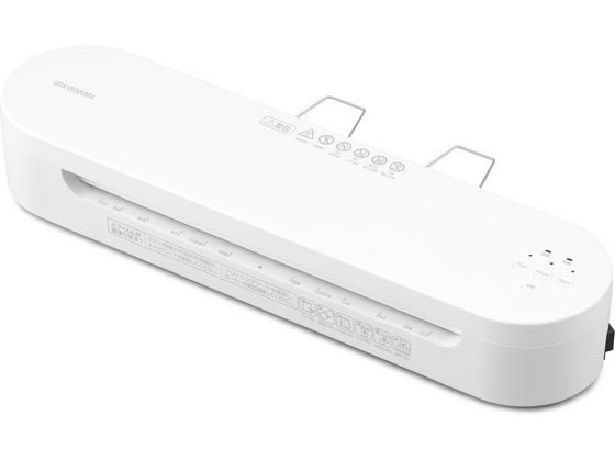 アイリスオーヤマ 高速起動ラミネーター 4本ローラー ホワイト HSL-A343-W 1台(ご注文単位1台)【直送品】