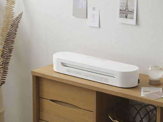 アイリスオーヤマ 高速起動ラミネーター 4本ローラー ホワイト HSL-A343-W 1台(ご注文単位1台)【直送品】