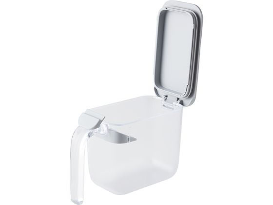 マーナ 調味料ポット グレー K736GY 1個(ご注文単位1個)【直送品】