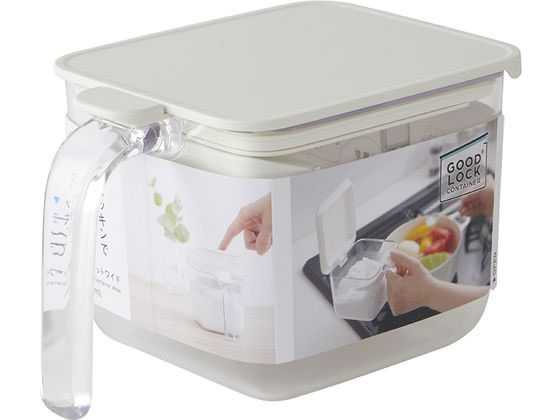 マーナ 調味料ポット ワイト ホワイト K775W 1個(ご注文単位1個)【直送品】