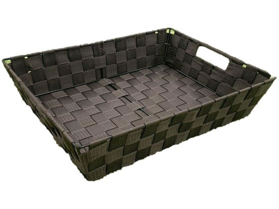 スマイル PP浅型バスケット 取っ手つき 747764 1個(ご注文単位1個)【直送品】