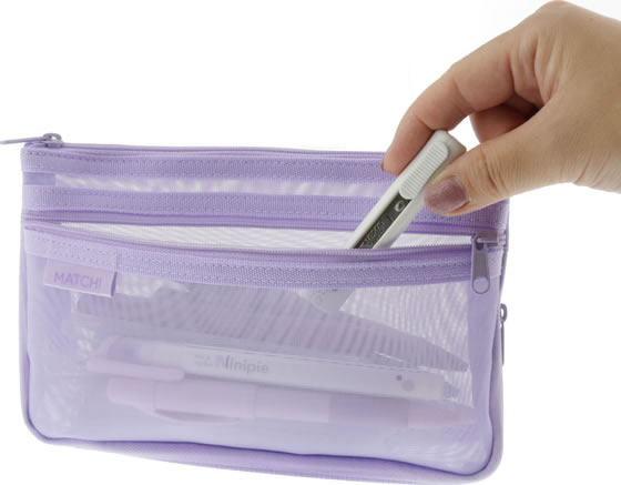 サンスター メッシュケース MATCH ラベンダー S2132818 1個(ご注文単位1個)【直送品】