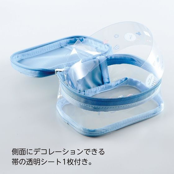 リヒトラブ myfa デコレーションボックスポーチ ミニ コーラルレッド A3305-3 1個(ご注文単位1個)【直送品】