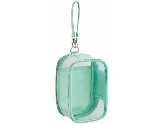 リヒトラブ myfa デコレーションボックスポーチ ミントグリーン A3306-19 1個(ご注文単位1個)【直送品】