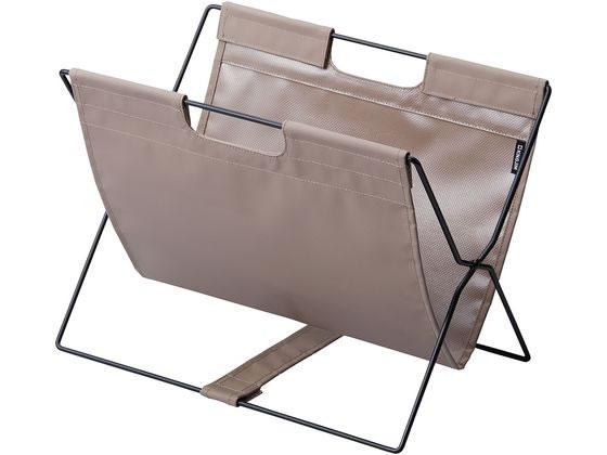 キングジム サイドバッグスタンド ターポリン ミニ ベージュ BGS50TP-BE 1個(ご注文単位1個)【直送品】