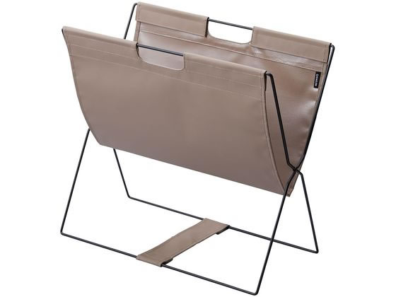 キングジム サイドバッグスタンド ターポリン ベージュ BGS100TP-BE 1個(ご注文単位1個)【直送品】