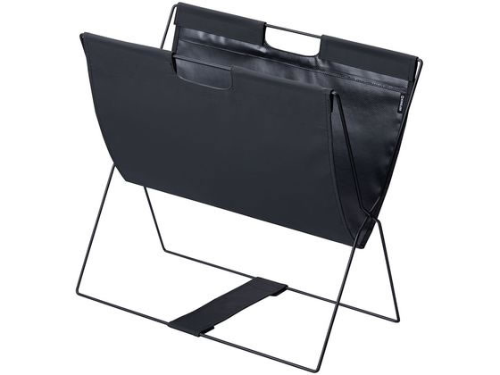 キングジム サイドバッグスタンド ターポリン 黒 BGS100TP-BK 1個(ご注文単位1個)【直送品】