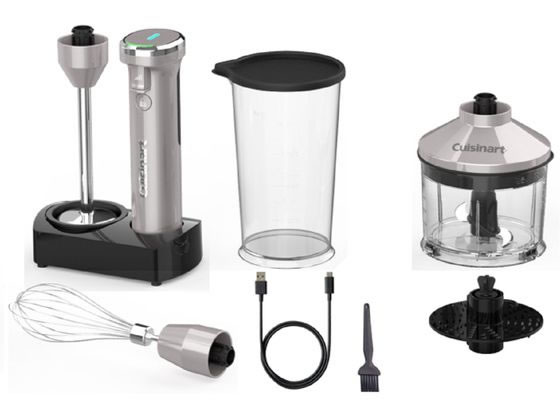 クイジナート コードレス充電式ハンドブレンダー チョッパー付 RHB1070J 1個(ご注文単位1個)【直送品】