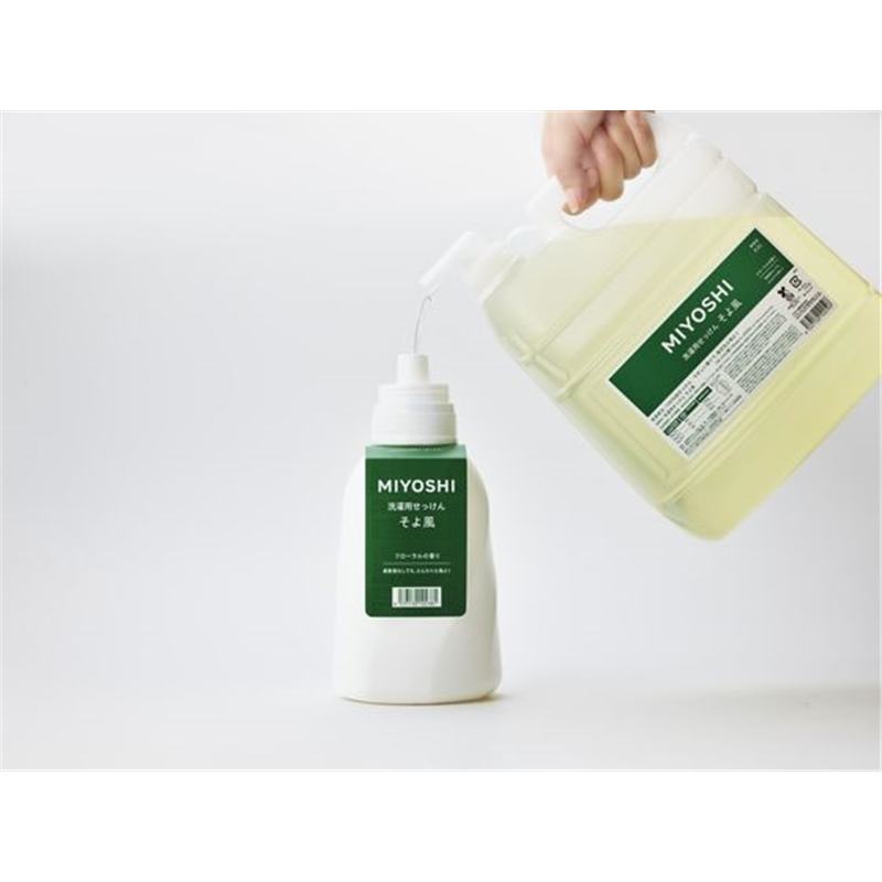 ミヨシ石鹸 そよ風 液体せっけん 業務用 4L 1本(ご注文単位1本)【直送品】