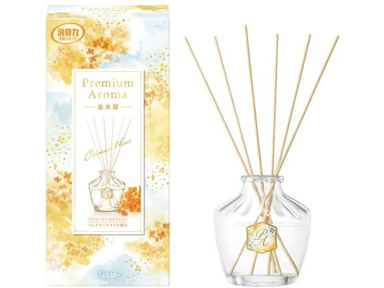 エステー お部屋の消臭力 Premium Aroma Stick 本体金木犀 1個(ご注文単位1個)【直送品】