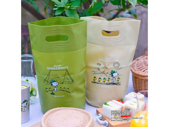 サンナップ アンドスケープバケツバッグビーグルスカウト カーキ BB-BSKA 1個(ご注文単位1個)【直送品】