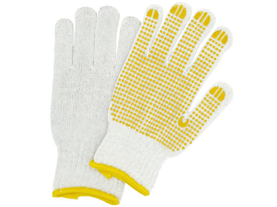 Forestway すべり止め軍手 7ゲージ 570g ホワイト 12双 1パック(ご注文単位1パック)【直送品】