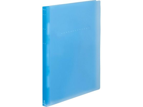 ライオン事務器 PPフラットファイル A4タテ ブルー 3冊 F-51A 1パック(ご注文単位1パック)【直送品】
