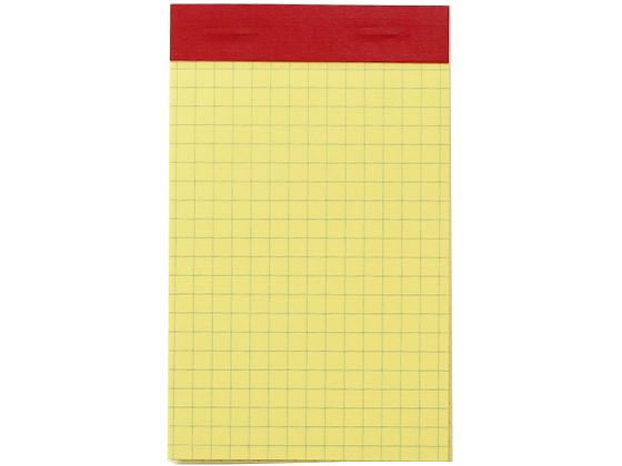 伊東屋タイムバリュー リーガルパッド A7 方眼 イエロー 3冊 LP7G3 1パック(ご注文単位1パック)【直送品】